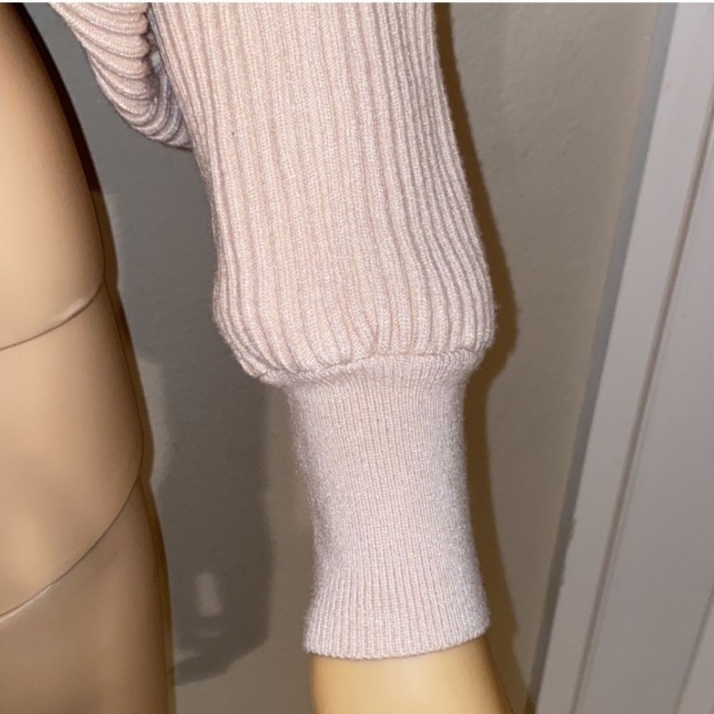 Windsor Light Pink Ribbed Knit Top - Picture 14 of 14
